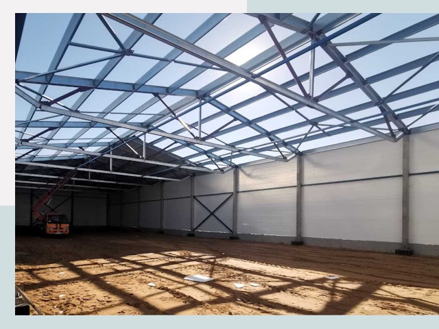 Строительство сенохранилищ в Ельце