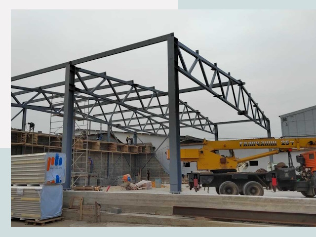 Строительство цехов в Ельце