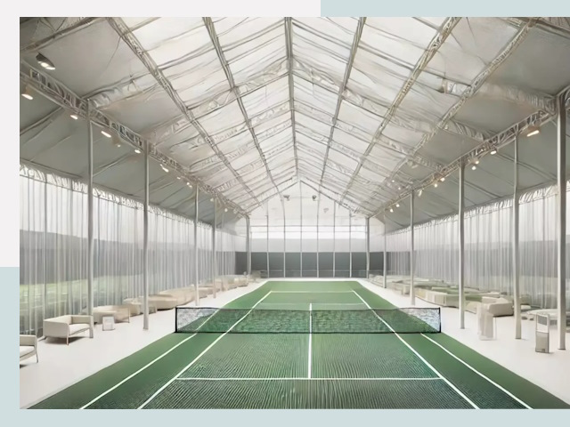 Строительство теннисных кортов в Ельце