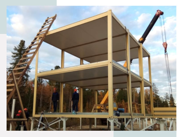 Строительство модульных здания Елец