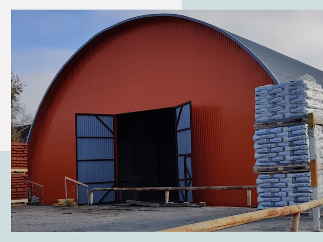 Полукруглые ангары по цене от 616 руб. в Елец