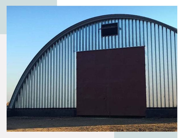 Бескаркасные ангары в Ельце