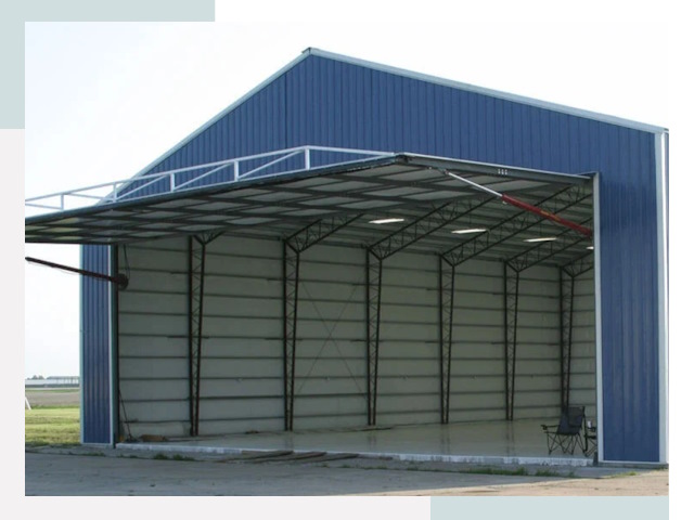 Прямо стенные ангары в Ельце