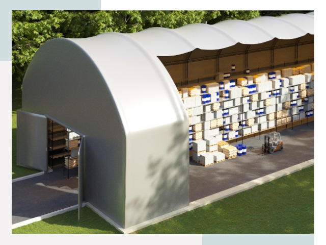 Тентовые ангары в Ельце
