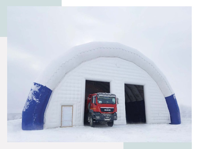 Мобильные ангары в Ельце