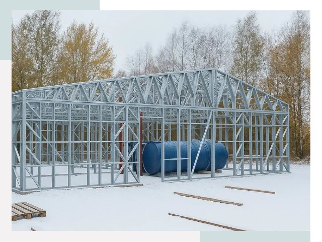 Металлические ангары в Ельце