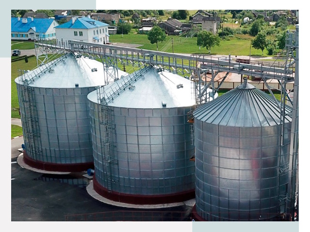 Металлические силосы в Ельце