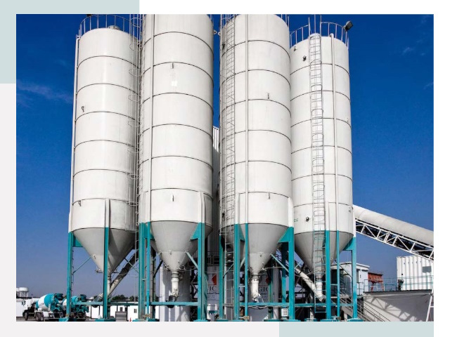 Строительство цементных силосов в Ельце