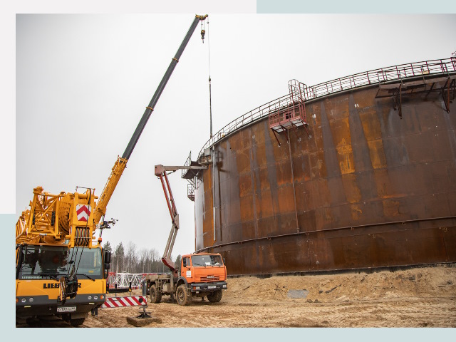 Монтаж резервуаров в Ельце от 616 руб. за м³