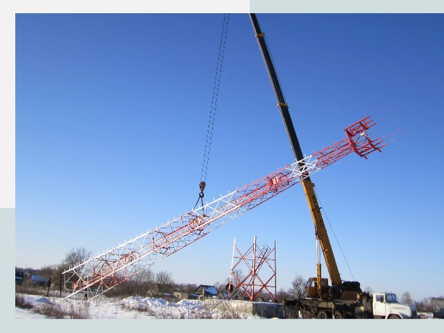 Строительство башен связи в Ельце от 616 руб.