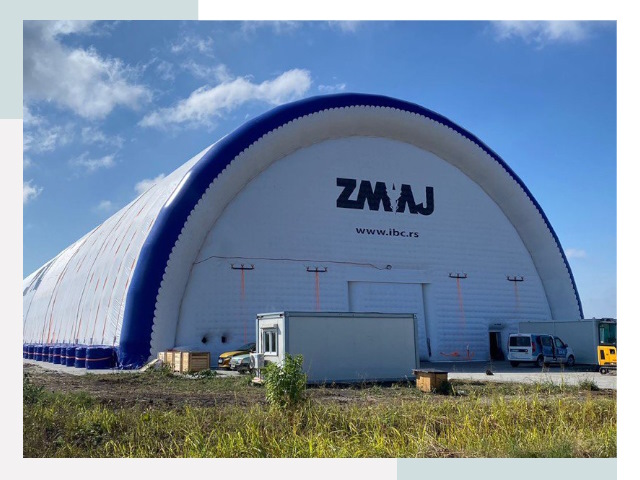 Брендирование ангаров в Ельце