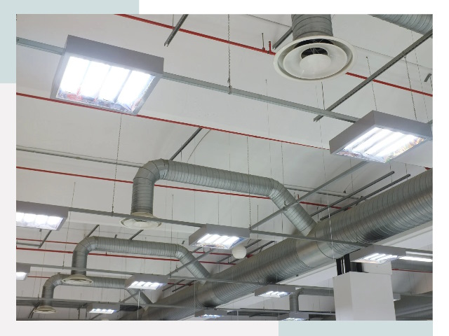 Вентиляция ангаров в Ельце