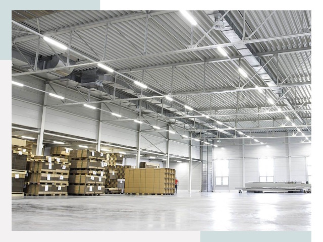 Освещение ангаров в Ельце