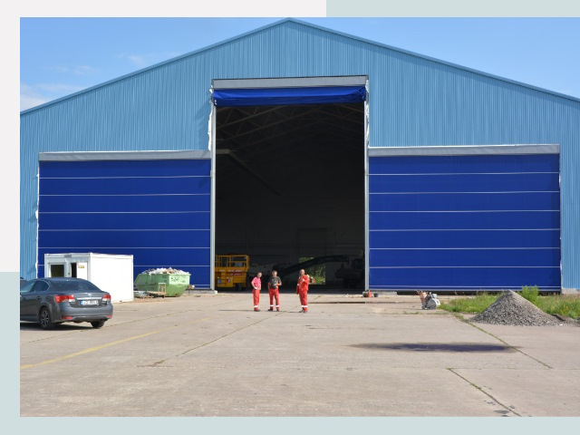 Ангарные ворота в Елец от СтальСтрой-Елц по цене 616 руб.