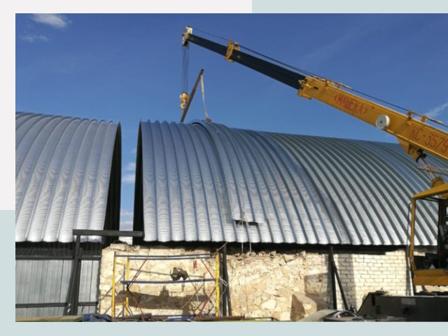 Реконструкция ангаров в Ельце от 616 руб.